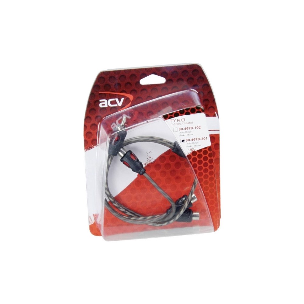 ACV ACV 30.4970-201 Phono-kabel 0.3 m [1x Cinch-stik