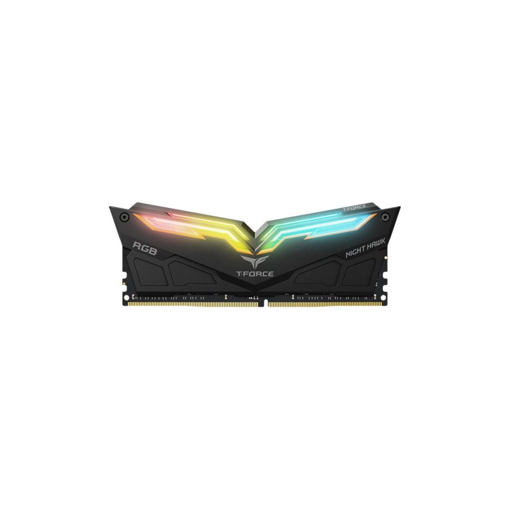 Team Group T-Force Night Hawk RGB - DDR4 - sats - 16 GB: 2 x 8 GB - DIMM 288-pin - 3600 MHz / PC4-28800 - ej buffrad