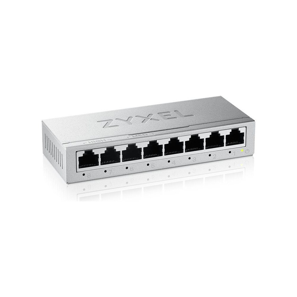 ZyXEL Communications Zyxel GS-100 series GS-108B - Version 5 - switch - 8 portar - ohanterad