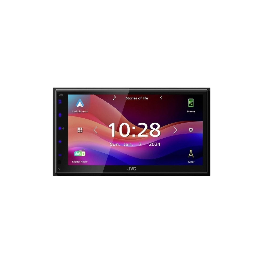 JVC JVC KW-M695DBW Bilradio Apple CarPlay / Android Auto, DAB+ o...