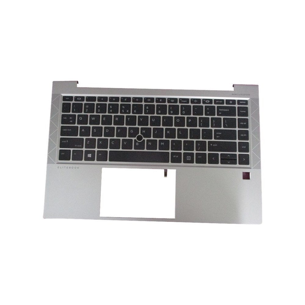 HP HP - ersättningstangentbord för bärbar dator - med pekpinne, ClickPad - internationell engelska - med övre skydd Inmatni...