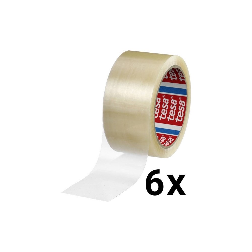 tesa Förpackningstejp Tesa 4280, PP, 50 mm x 60 m, transparent, 6...