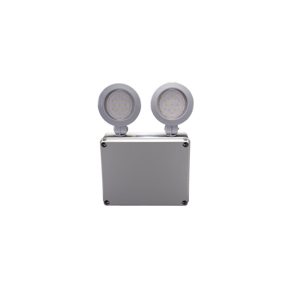 Solar Plus Way out Led panik lampe, 2x10W 2x800lm IP65 3h batteri backu...