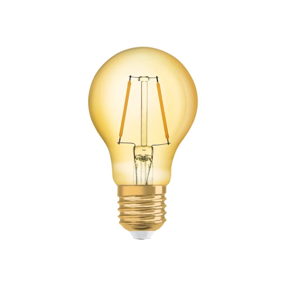LEDVANCE OSRAM Vintage 1906 CLAS A - LED-glödlampa med filament - form: A60 - klar finish - E27 - 2.5 W - varmt vitt ljus - 2400...
