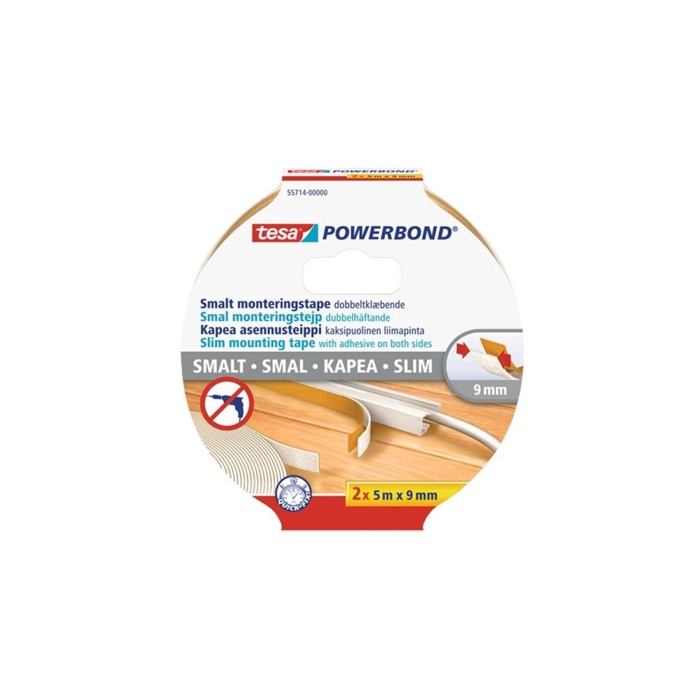tesa Tesa Taśma montażowa Powerbond do listw LED 2X 5m x 9mm (H55...