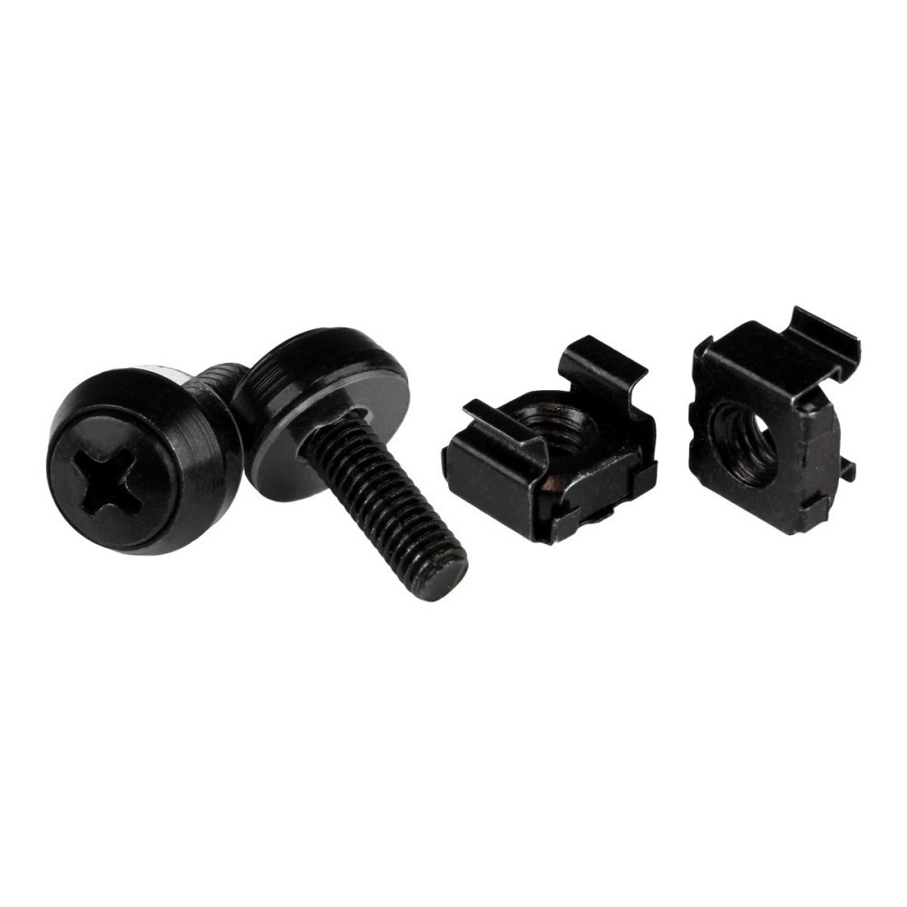 StarTech.com StarTech.com M5 x 12mm Screws and Cage Nuts - 100 Pack - M5 Mounting Screws and Cage Nuts for Server Rack and Cabinet -...