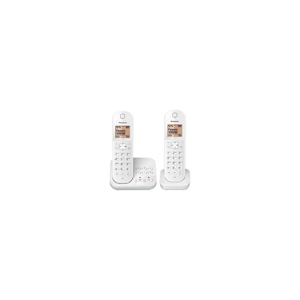Panasonic Panasonic KX-TGC422G - trådlös telefon - svarssysten med nummerpresentation + 1 extra handuppsättning