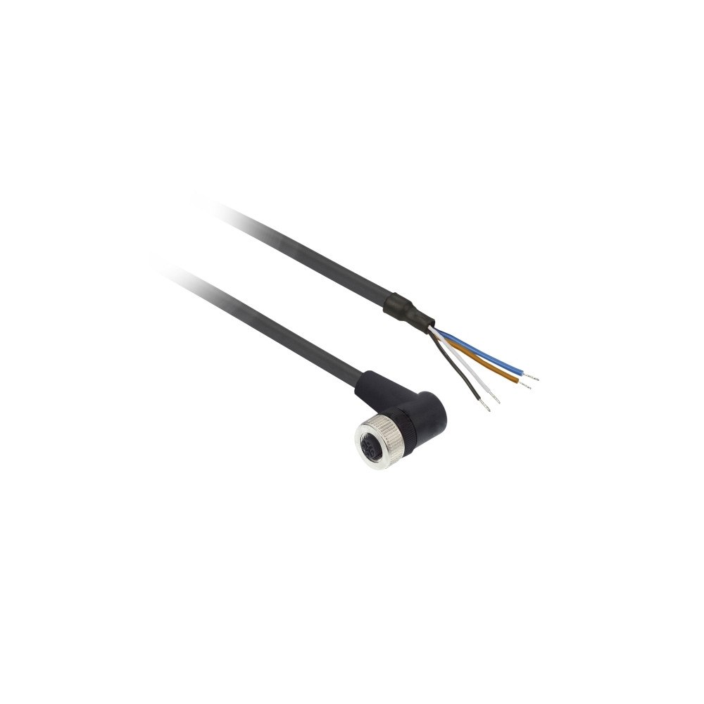 SCHNEIDER ELECTRIC Schneider Electric XZCP1241L15, 15 m, M12, Hunstik, Sort, Po...