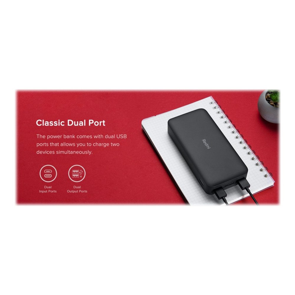 Xiaomi Xiaomi Redmi strömförsörjningsbank - Li-pol - USB - 18 Watt