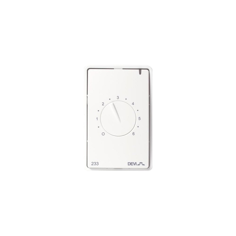 Danfoss Devireg 233 termostat, 1-polig med rumsgivare, temperaturins...