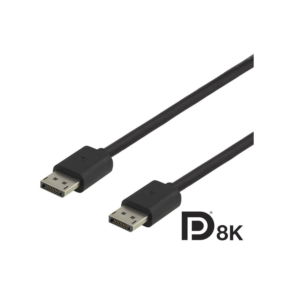 Deltaco DELTACO DP8K-1015 - DisplayPort-kabel - DisplayPort till DisplayPort - 1.5 m