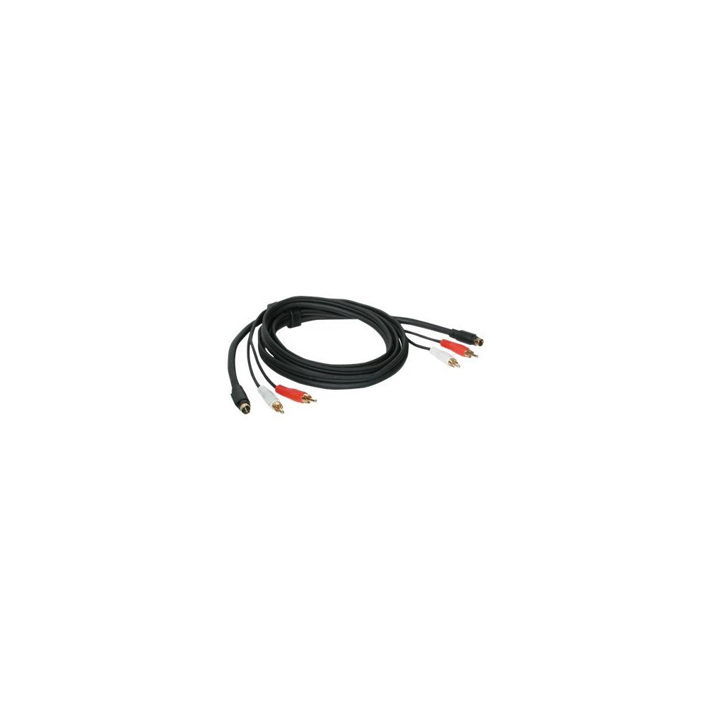 Legrand C2G Value Series kabel för video / ljud - S-Video / audio - 5 m