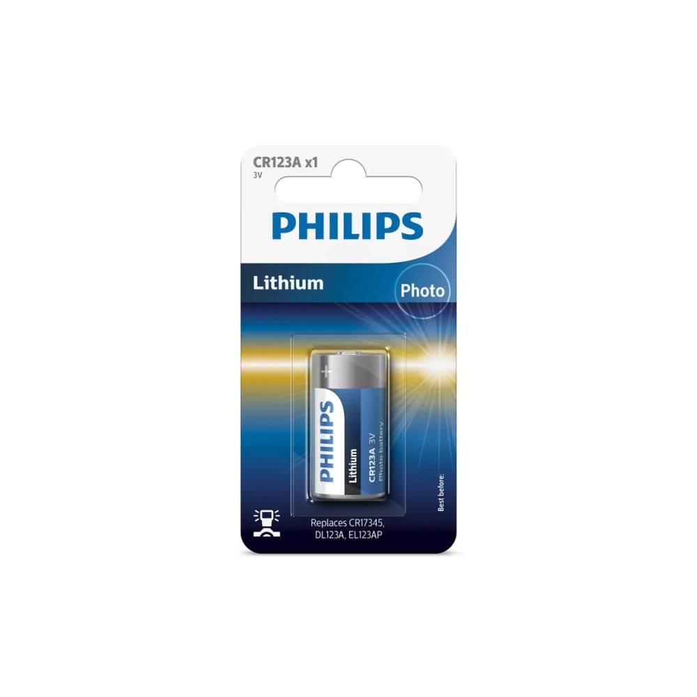 Philips Philips Minicells CR123A/97, engångsbatteri, litium, 3 V, 15...