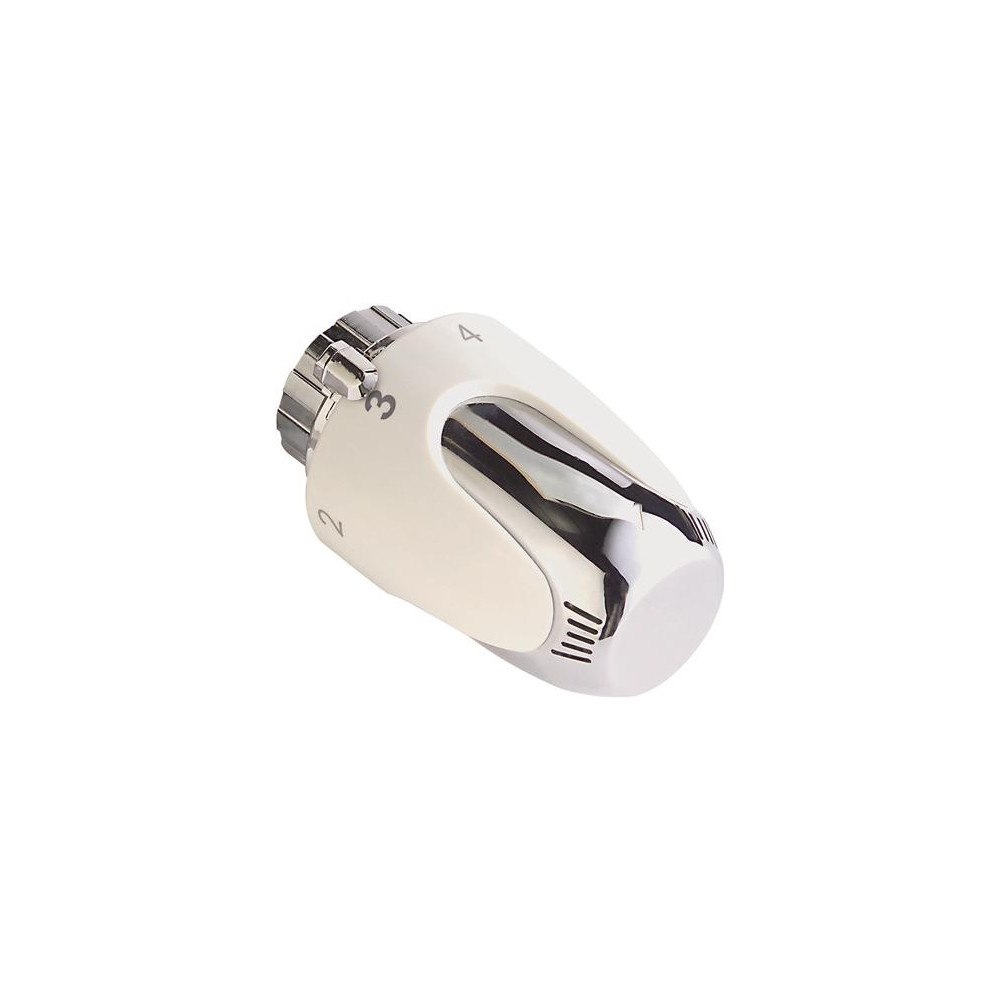 thermrad NAGA THERMRAD Reguleringsgreb crom/hvid, M30x1,5 passer på C...