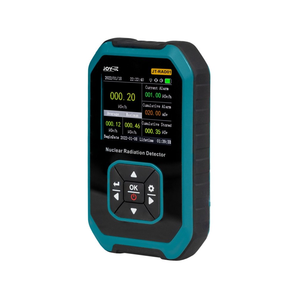 Joy-IT Joy-iT JT-RAD01, Digital, Svart, Turkos, Batteri, Litium-Ion...