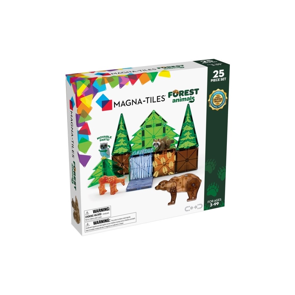 MAGNA-TILES Magna-Tiles Forest Animals 25 pcs set
