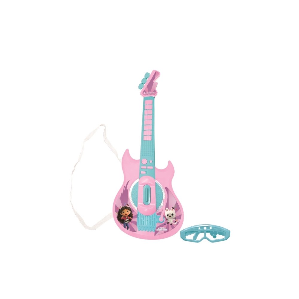 Usorteret Gabby's Dollhouse Elektrisk Gitarr med Ljus och Glasögon med...