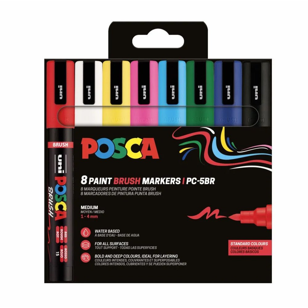 POSCA POSCA PC-5M PENSE 8 st. basfärger