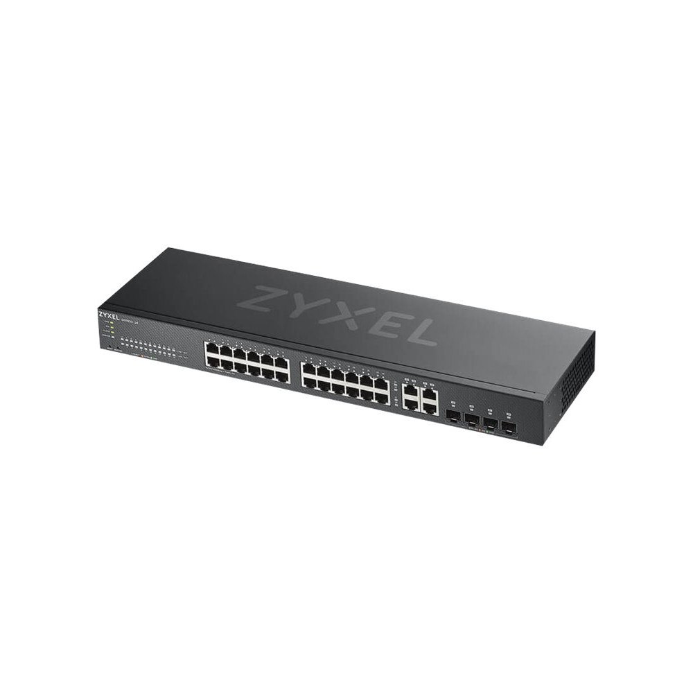ZyXEL Communications Zyxel GS1920-24v2 - switch - 24 portar - smart - rackmonterbar