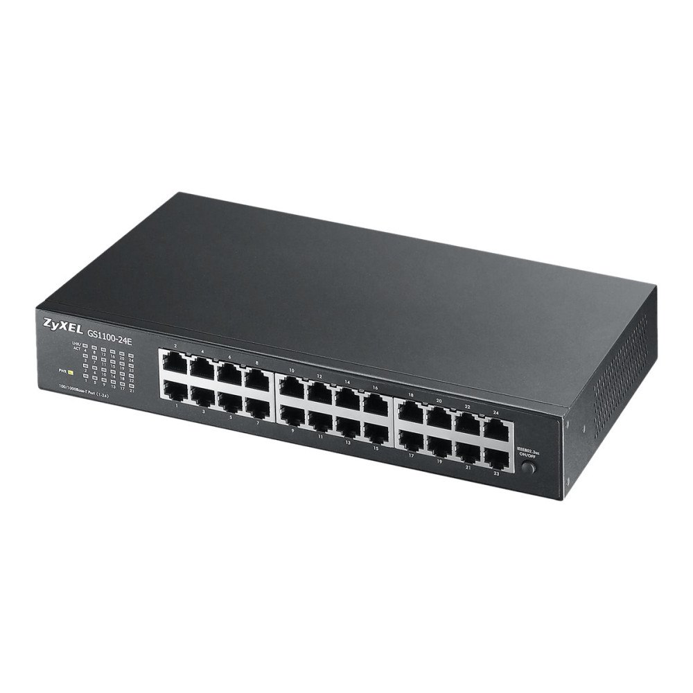 ZyXEL Communications Zyxel GS-1100-24E - switch - 24 portar - ohanterad - rackmonterbar