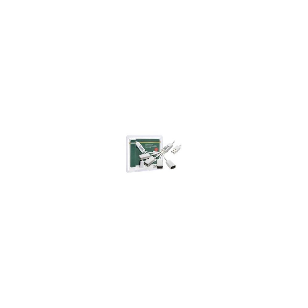 Assmann Electronic DIGITUS DA-70216 Slim Spider USB Hub - hubb - 4 portar