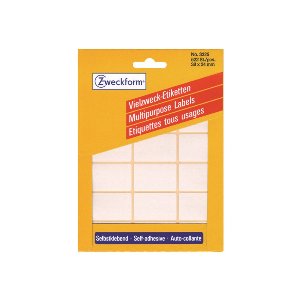 AVERY Avery Multi-Purpose Labels 3325 - etiketter - 522 stk - 24 x 38 mm