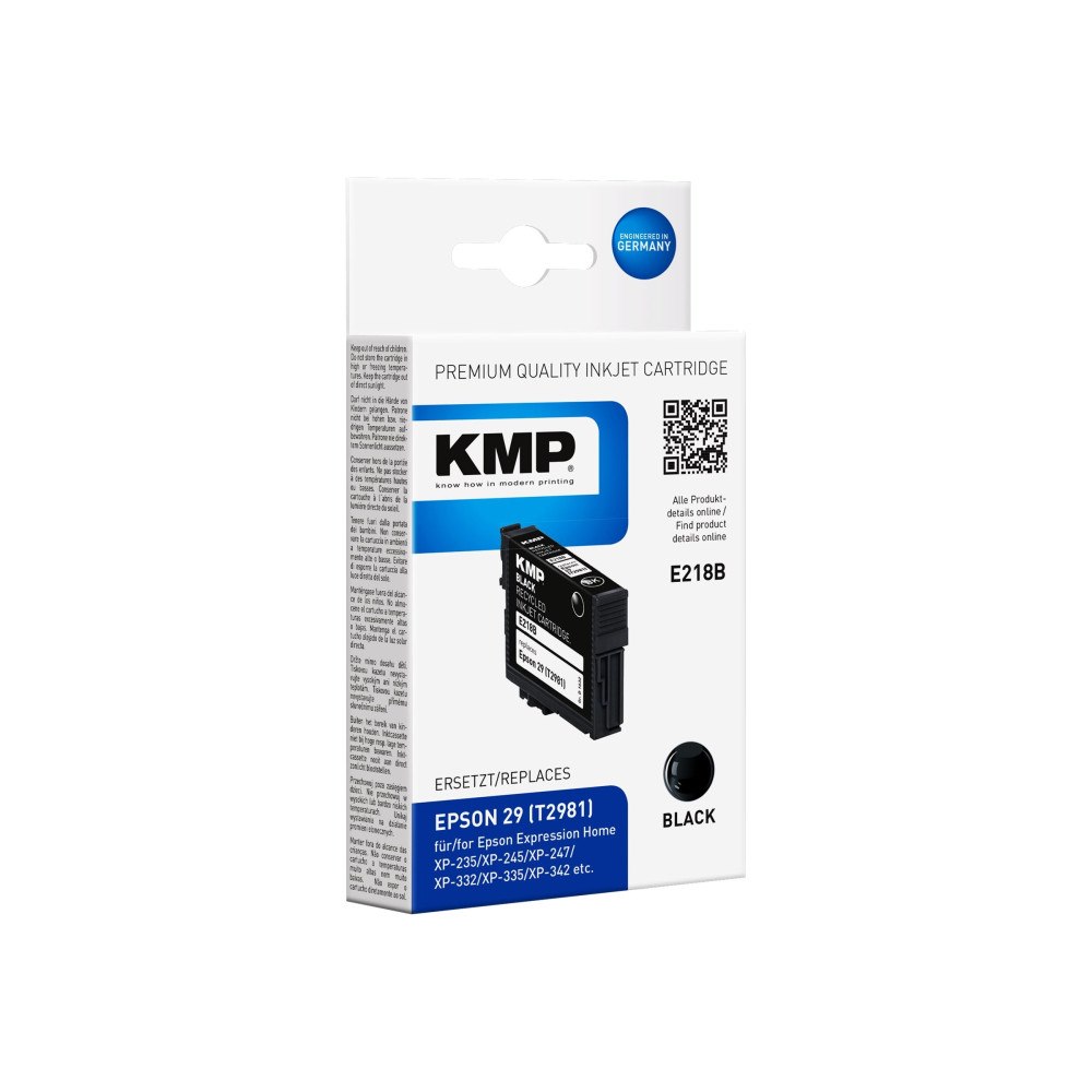 KMP KMP E218B - svart - kompatibel - bläckpatron (alternativ för: Epson 29, Epson T2981)