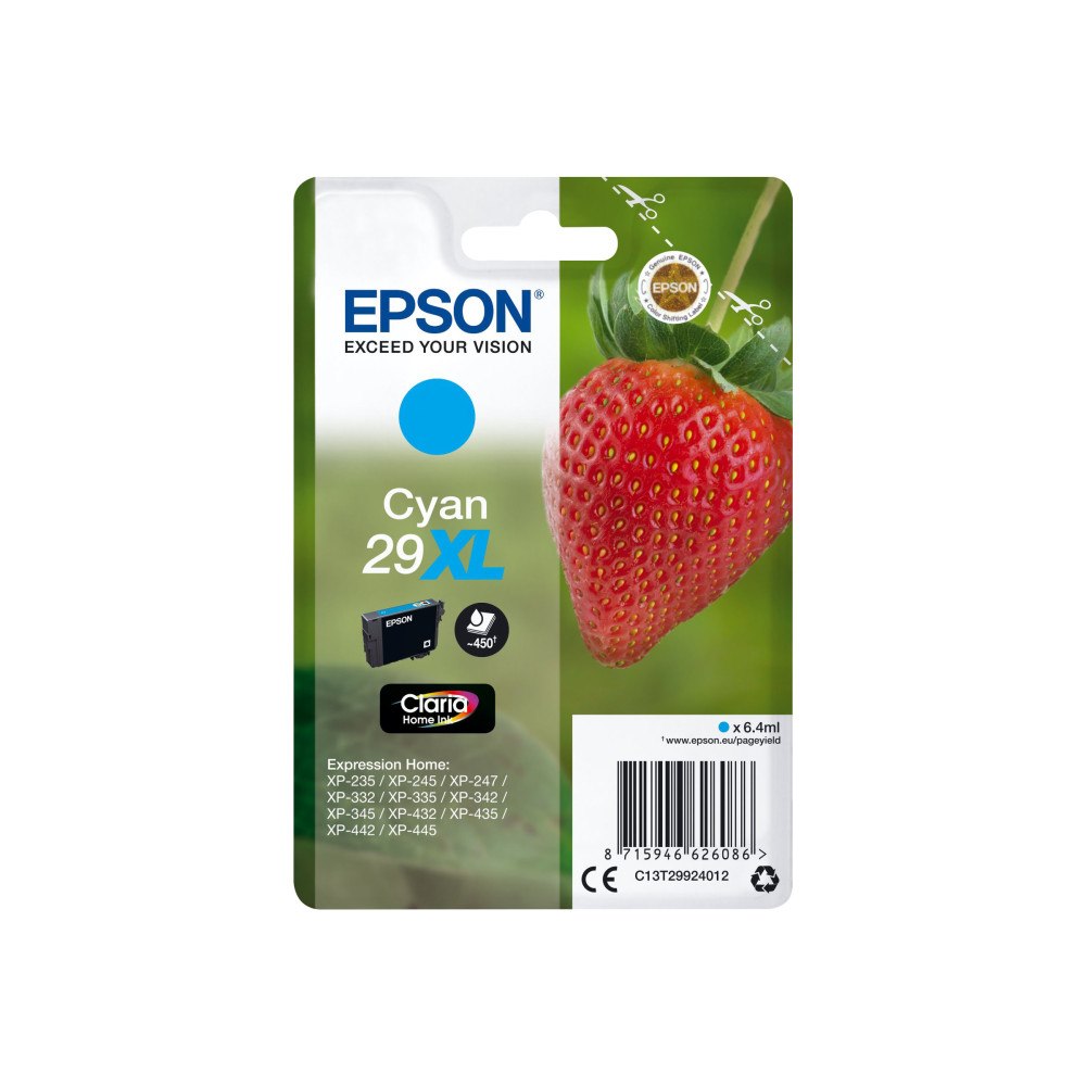 EPSON Epson 29XL - XL - cyan - original - bläckpatron