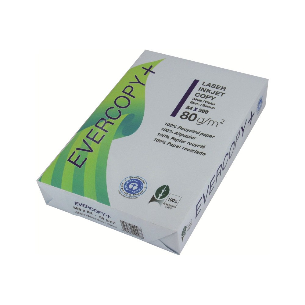 Clairefontaine Clairefontaine EVERCOPY + - returpapper - 500 ark - A4 - 80 g/m²