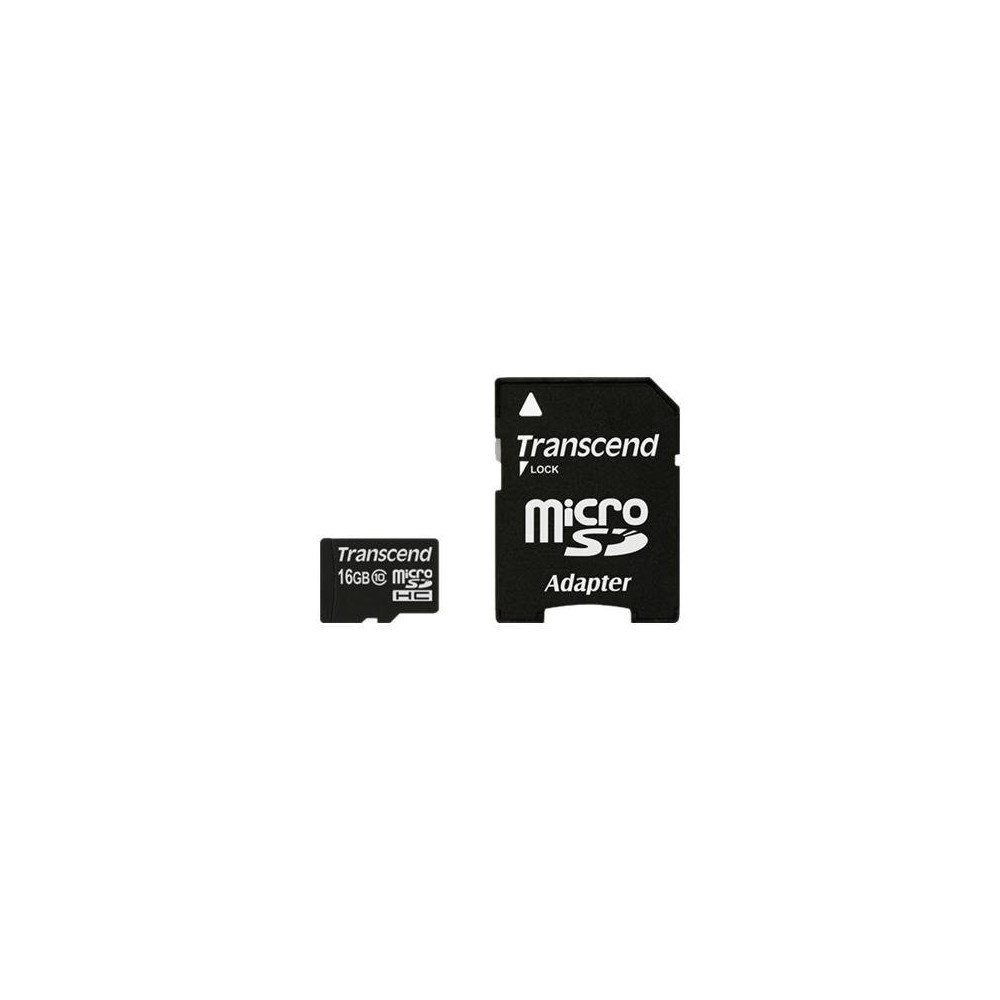 Transcend Information Transcend - flash-minneskort - 16 GB - microSDHC