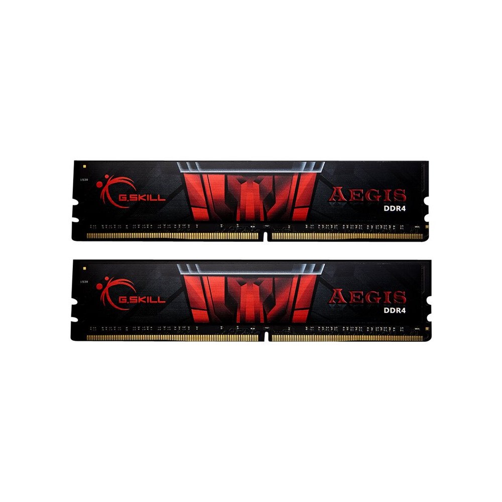 G.Skill G.Skill AEGIS - DDR4 - sats - 32 GB: 2 x 16 GB - DIMM 288-pin - 3000 MHz / PC4-24000 - ej buffrad