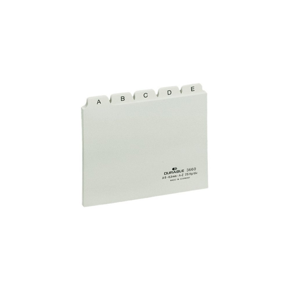 Durable DURABLE - avdelare - 25 (5 x 5) delar - blå
