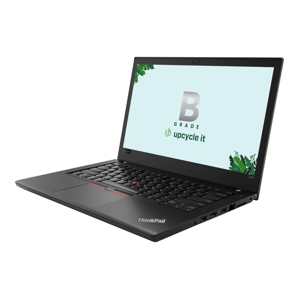 upcycle it Lenovo ThinkPad T480 - 14" - Intel Core i7 - 8650U - 8 GB RAM - 512 GB SSD - Nordisk - rekonditionerad