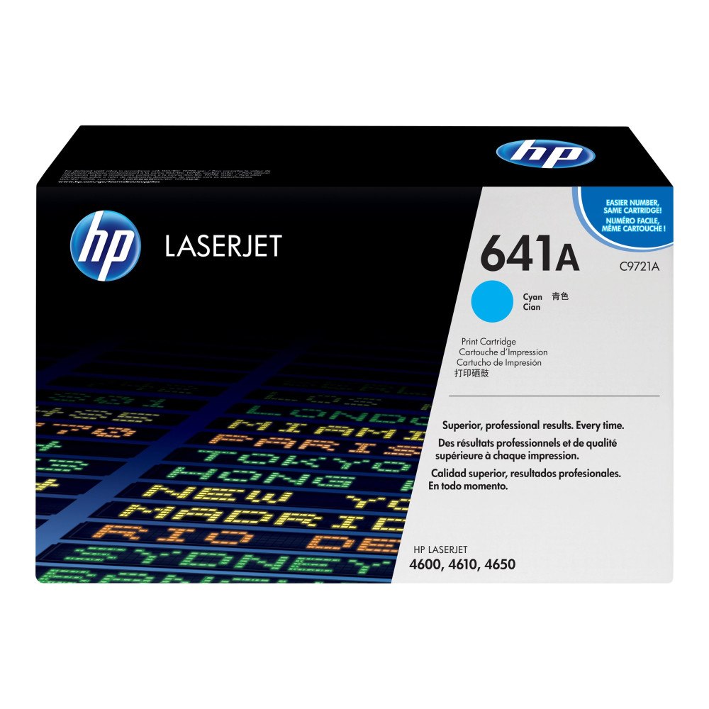 HP HP 641A - cyan - original - LaserJet - tonerkassett (C9721A)