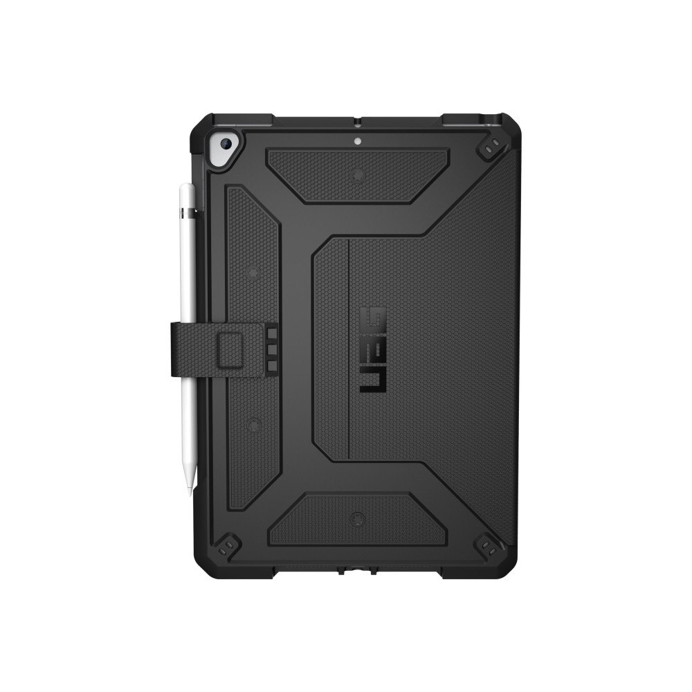 Urban Armor Gear UAG Case for iPad 10.2-in (9/8/7 Gen, 2021/2020/2019) - Metropolis Black - baksidesskydd för surfplatta