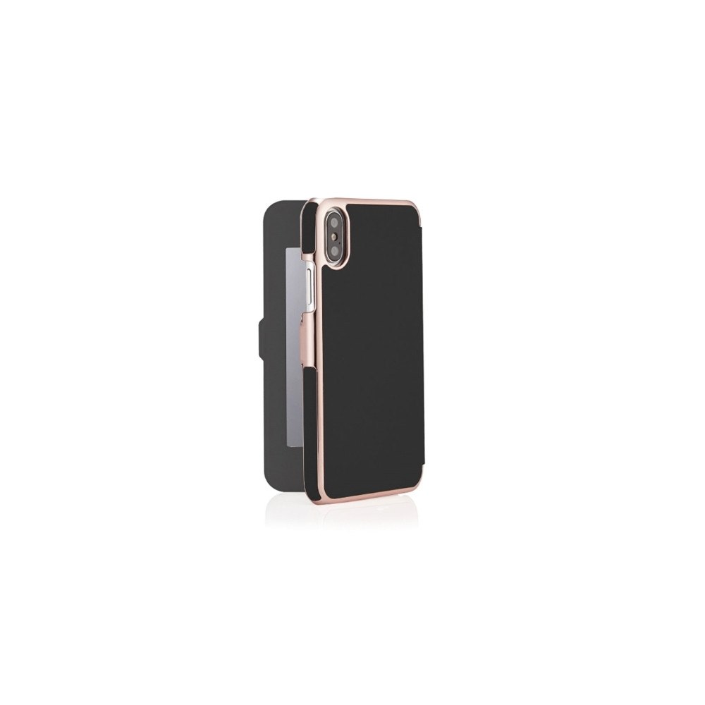 Pipetto Fodral Pipetto slim plånbok spegel för iPhone XR