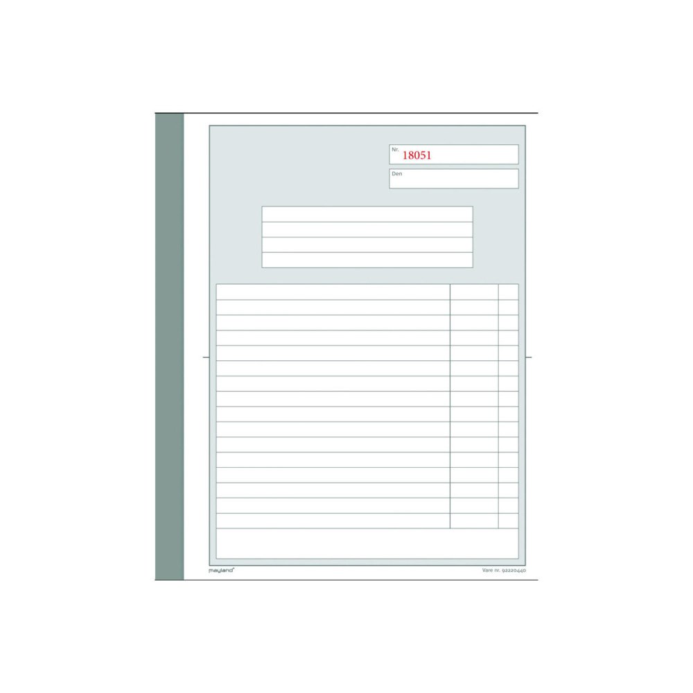 BURDE FÖRLAGS AB Mayland - kopieringsbok - 50 ark - 148 x 200 mm - Kopia