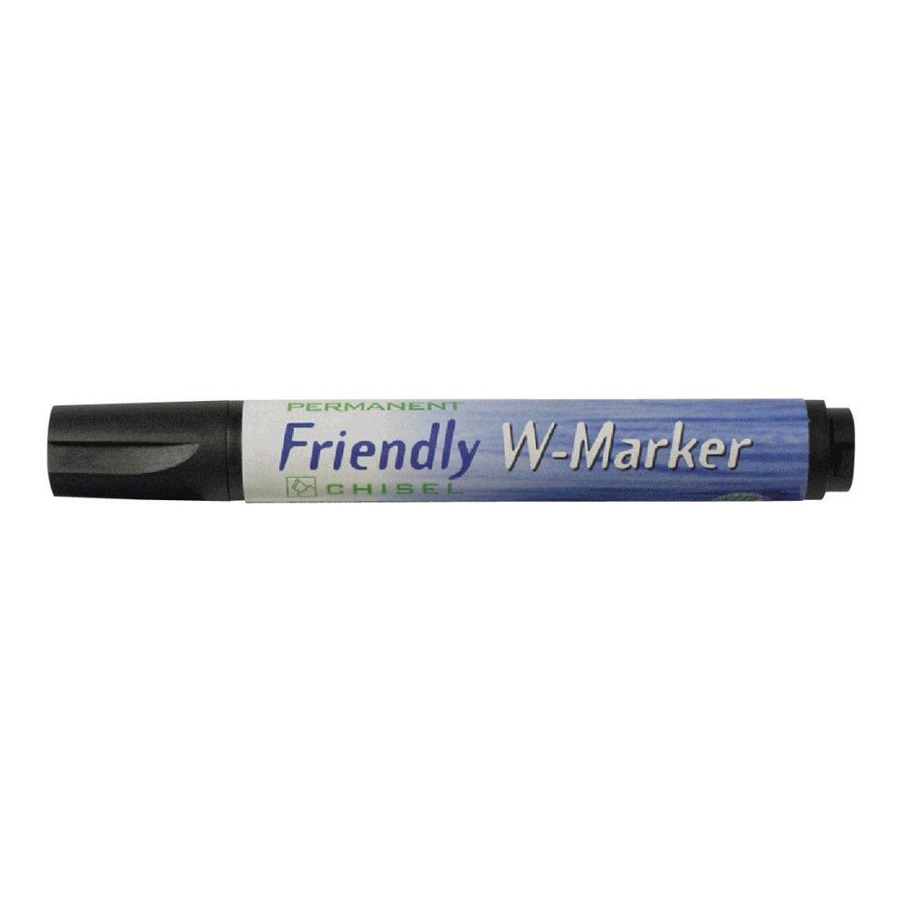 BALLOGRAF Ballograf Friendly W-Marker - markering - svart