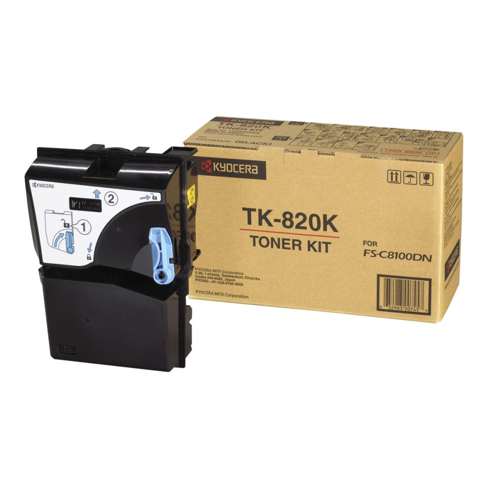 KYOCERA Kyocera TK 820K - svart - original - tonerkassett