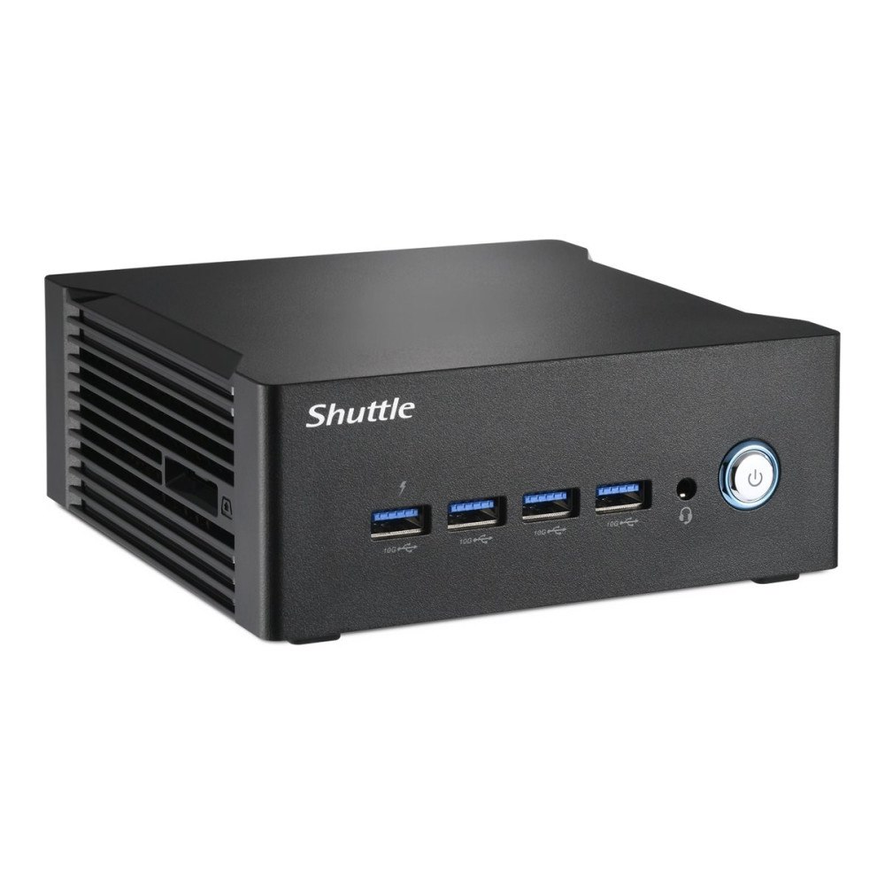 Shuttle Computer Group Shuttle XPC nano NA10H7 - mini-PC - AI Ready - Ryzen 7 8845HS 3.8 GHz - 0 GB - ingen HDD