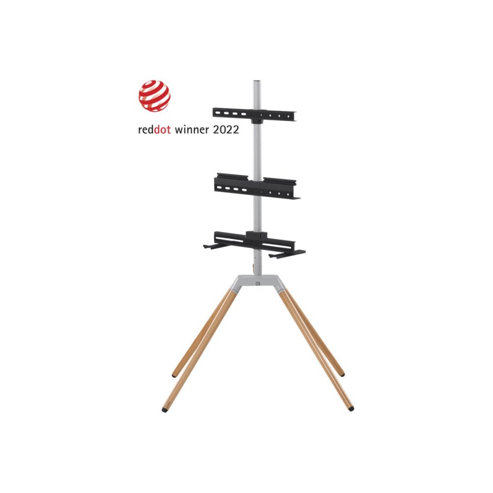 One for All One For All WM 7476 ställ - stativ - för platt panel - ek, silvergrå