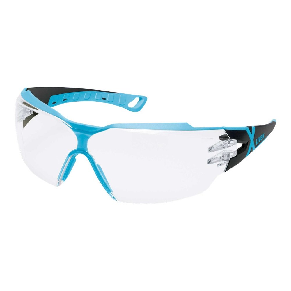 Uvex uvex pheos cx2 - skyddsglasögon - svart ram, ljusblå ram