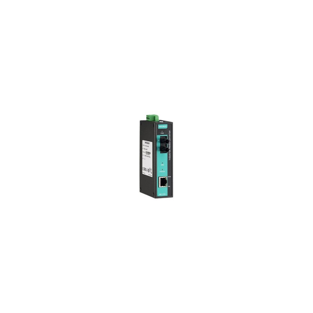 Moxa Technologies Moxa IMC-21A-M-ST - fibermediekonverterare - 10Mb LAN, 100Mb LAN