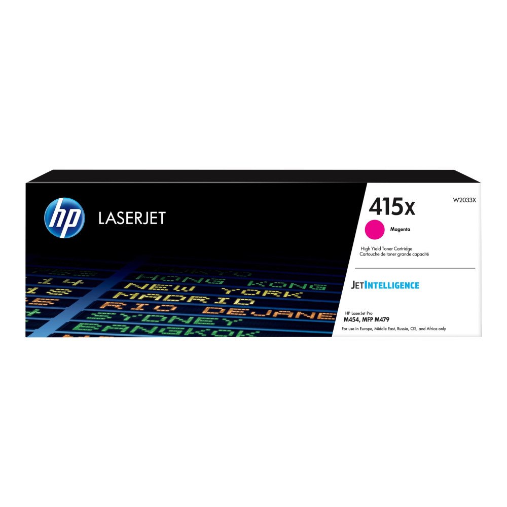 HP HP 415X - Lång livslängd - magenta - original - LaserJet - tonerkassett (W2033X)