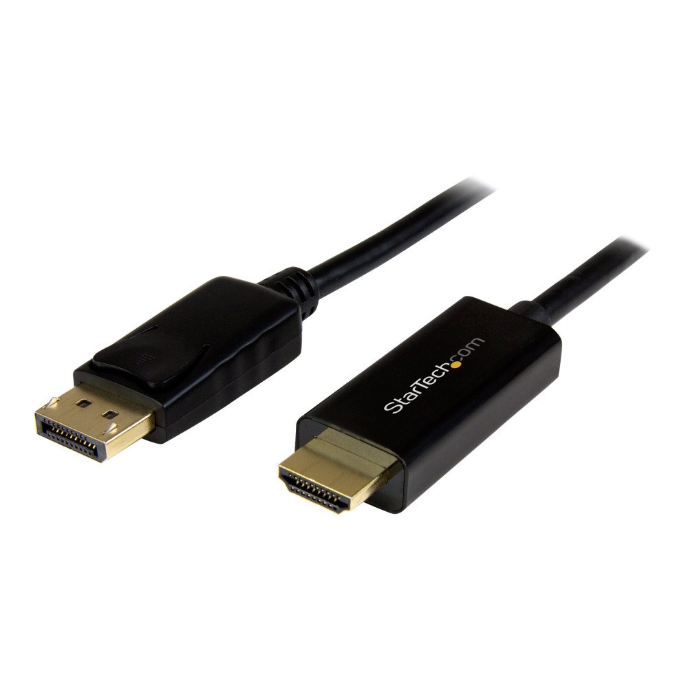 StarTech.com StarTech.com DisplayPort till HDMI-konverterarkabel - 2 m - 4K - adapterkabel - DisplayPort / HDMI - 2 m