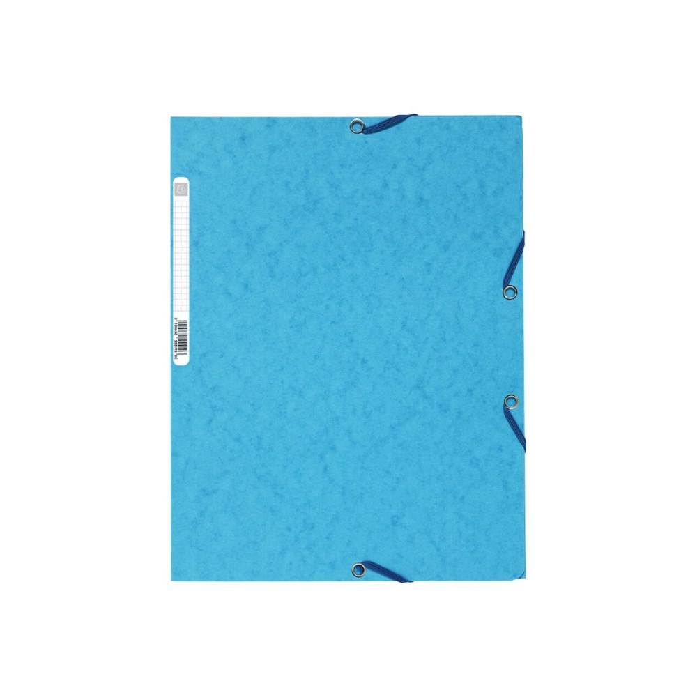 EXACOMPTA Exacompta Nature Future - 3-flikhållare - för A4 - kapacitet: 250 ark - marmorerat turkos