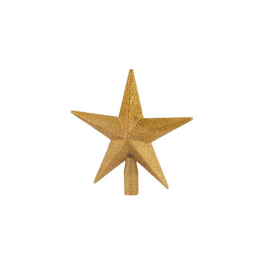 [NORDIC Brands] Dekoration Toppstjärna 21cm guldglitter