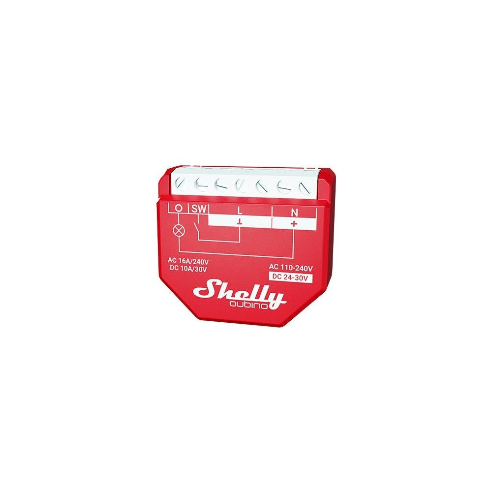 Shelly Shelly Qubino Wawe 1PM, Smart strömställare, Plast, 25 dBmW,...
