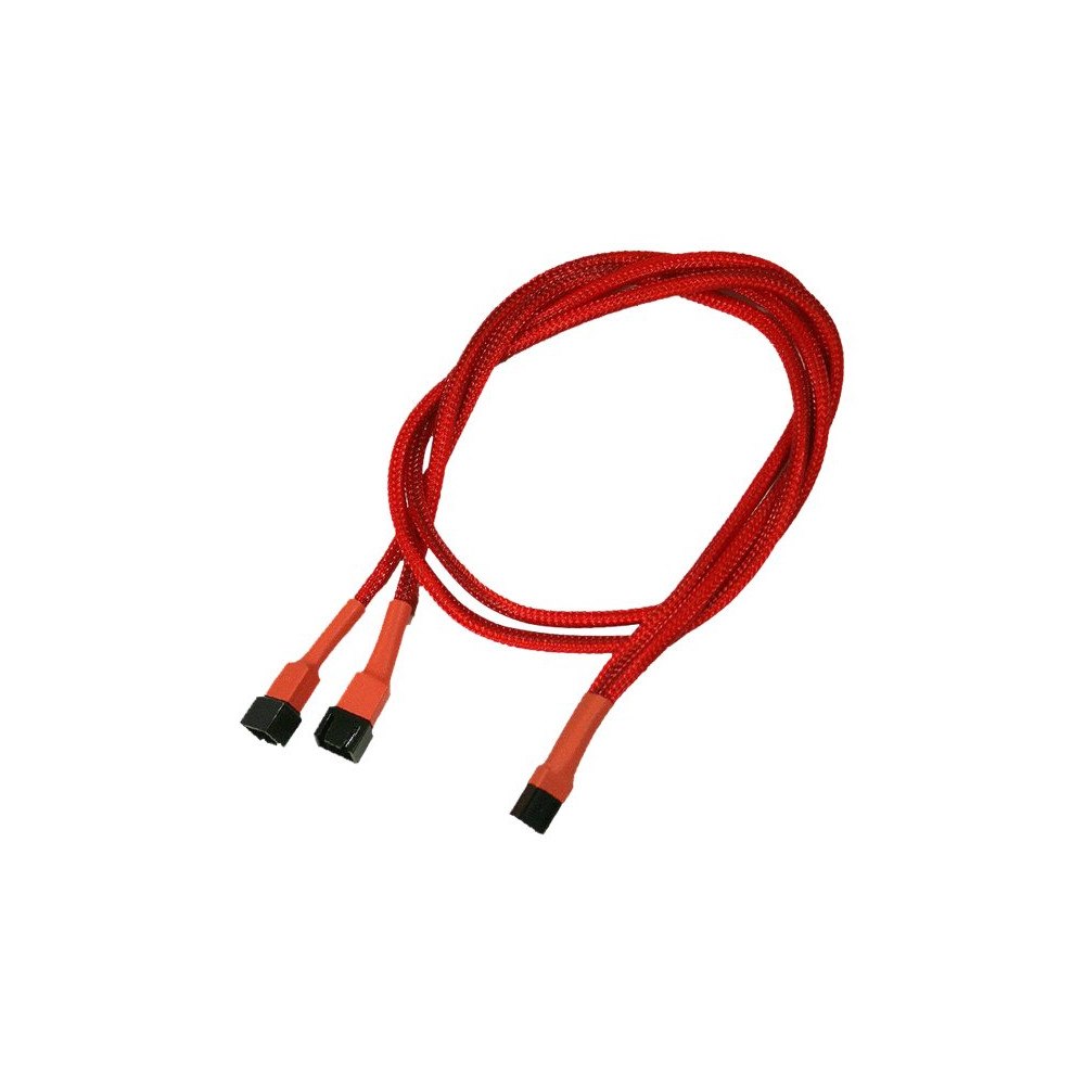 Nanoxia Nanoxia - strömdelare för fläkt - 3 pin Molex till 3 pin Molex - 60 cm