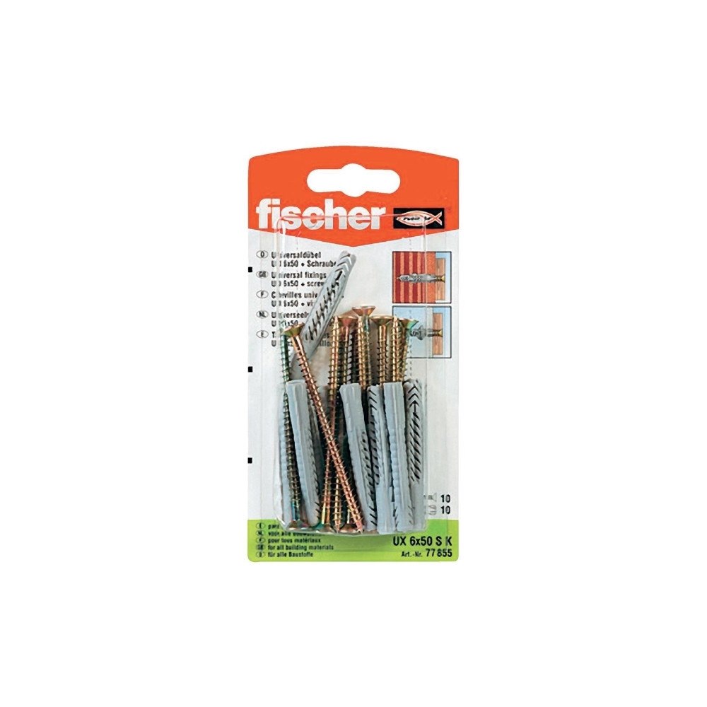 Fischertechnik Fischertechnik Fischer UX 6 x 50 SK Universell dragpropp 50...